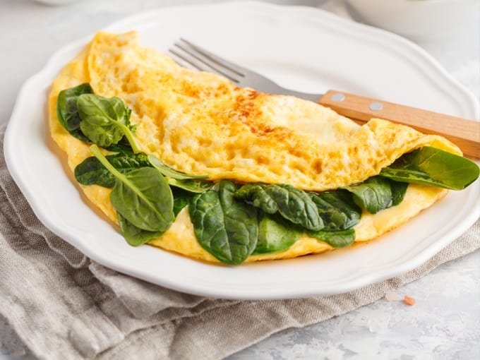 omelette-spinaci-colazione