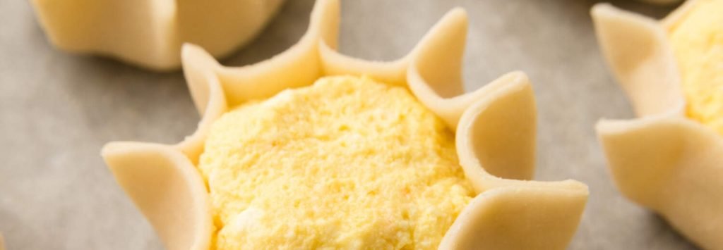 Pasta violada nelle pardulas crude